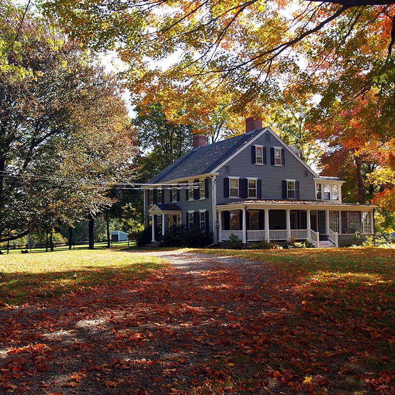 South Shore, MA Home in Autumn